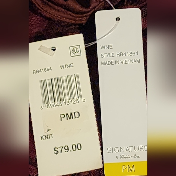 Signature by Robbie Bee NWT Pplace dress sz PM - Picture 5 of 5